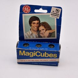 Vintage GE Magicubes Flash Cubes 3 Pack For Pocket Instamatic Cameras 