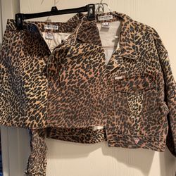 Vintage Guess Jacket & Mini Skirt ONE OF A KIND FROM THE  80’s 