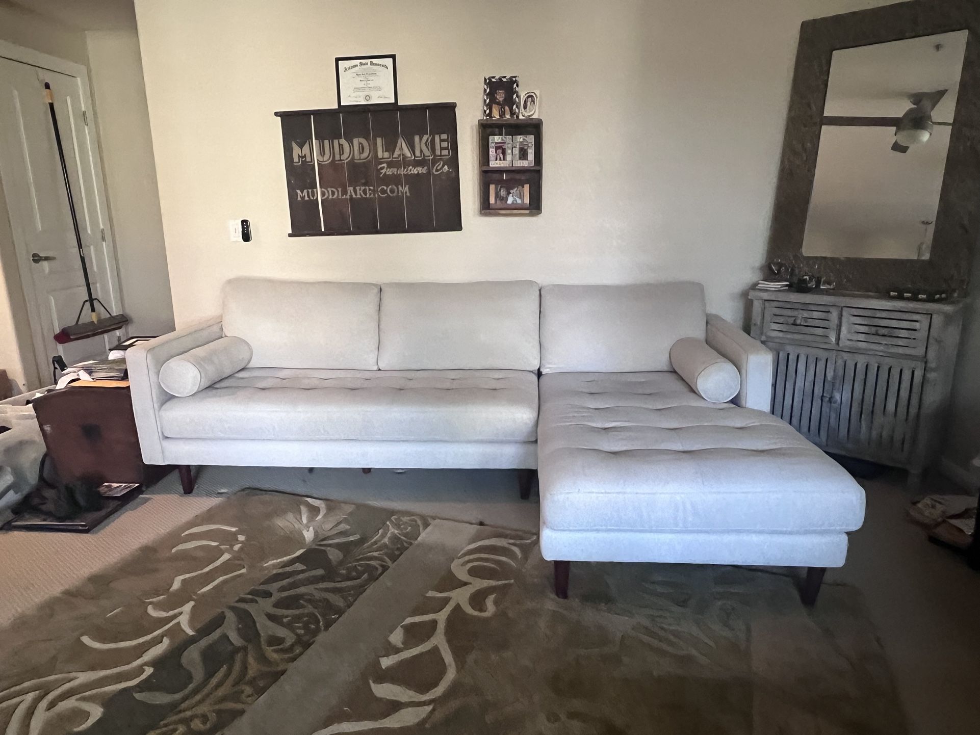 Tufted LUKAS OPTICAL RAF SOFA & CHAISE