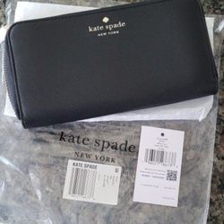 New Kate Spade Black Wallet