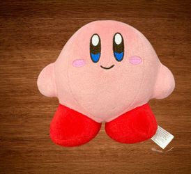 KIRBY PINK PLUSH TOY NINTENDO. MADE IN JAPAN. 5”