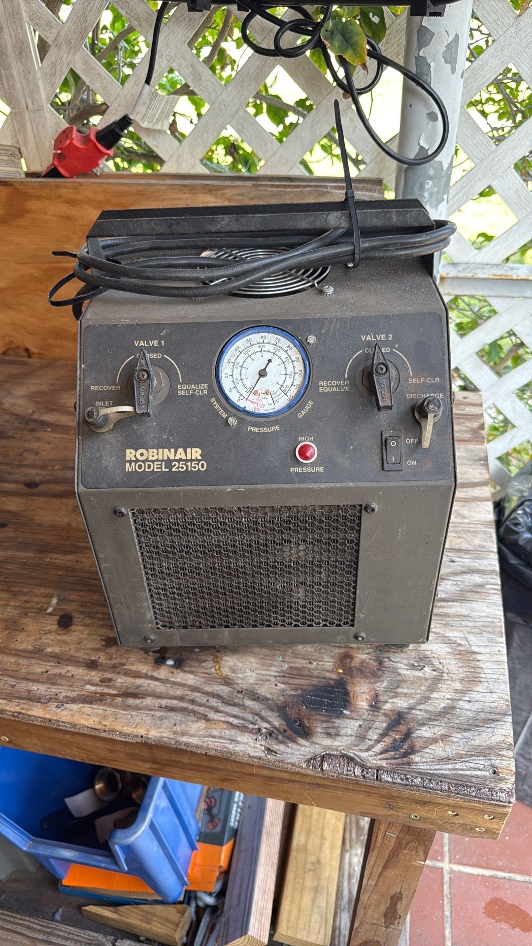 HVAC recovery machine ROBINAIR model 25150 for Sale in Miramar, FL ...