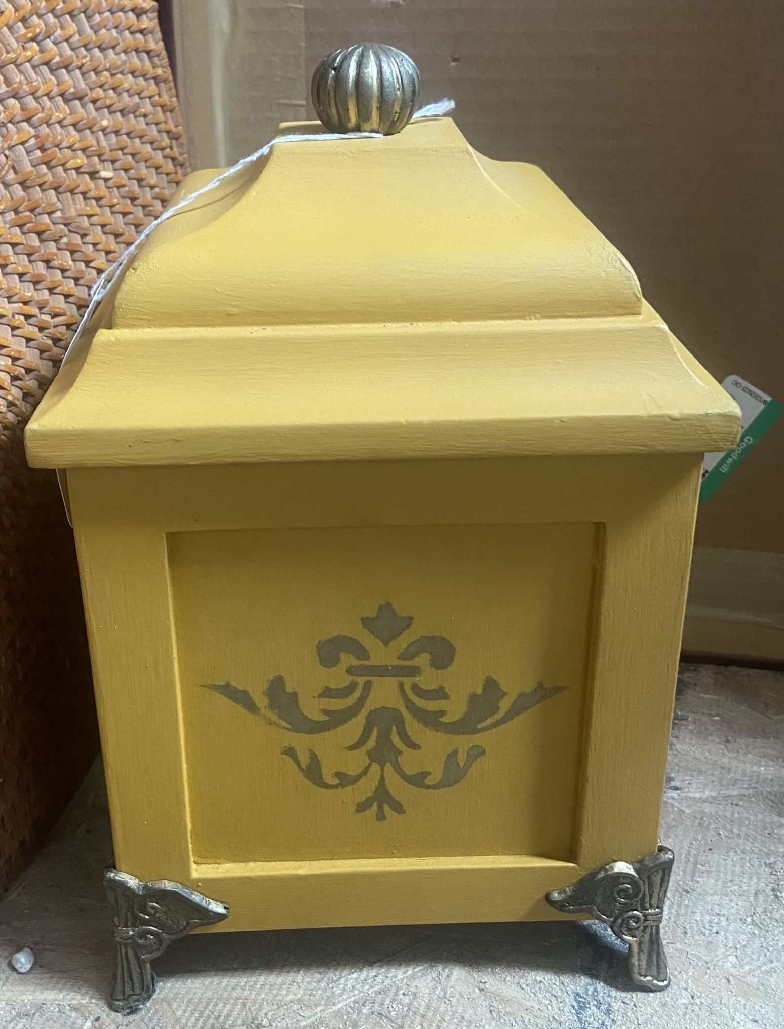 Hand painted Wooden Jewelry Box