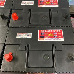 Group-65, new car battery, 1-year warranty