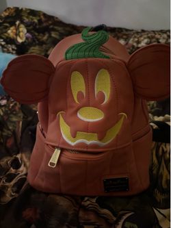 Loungefly Mickey pumpkin backpack