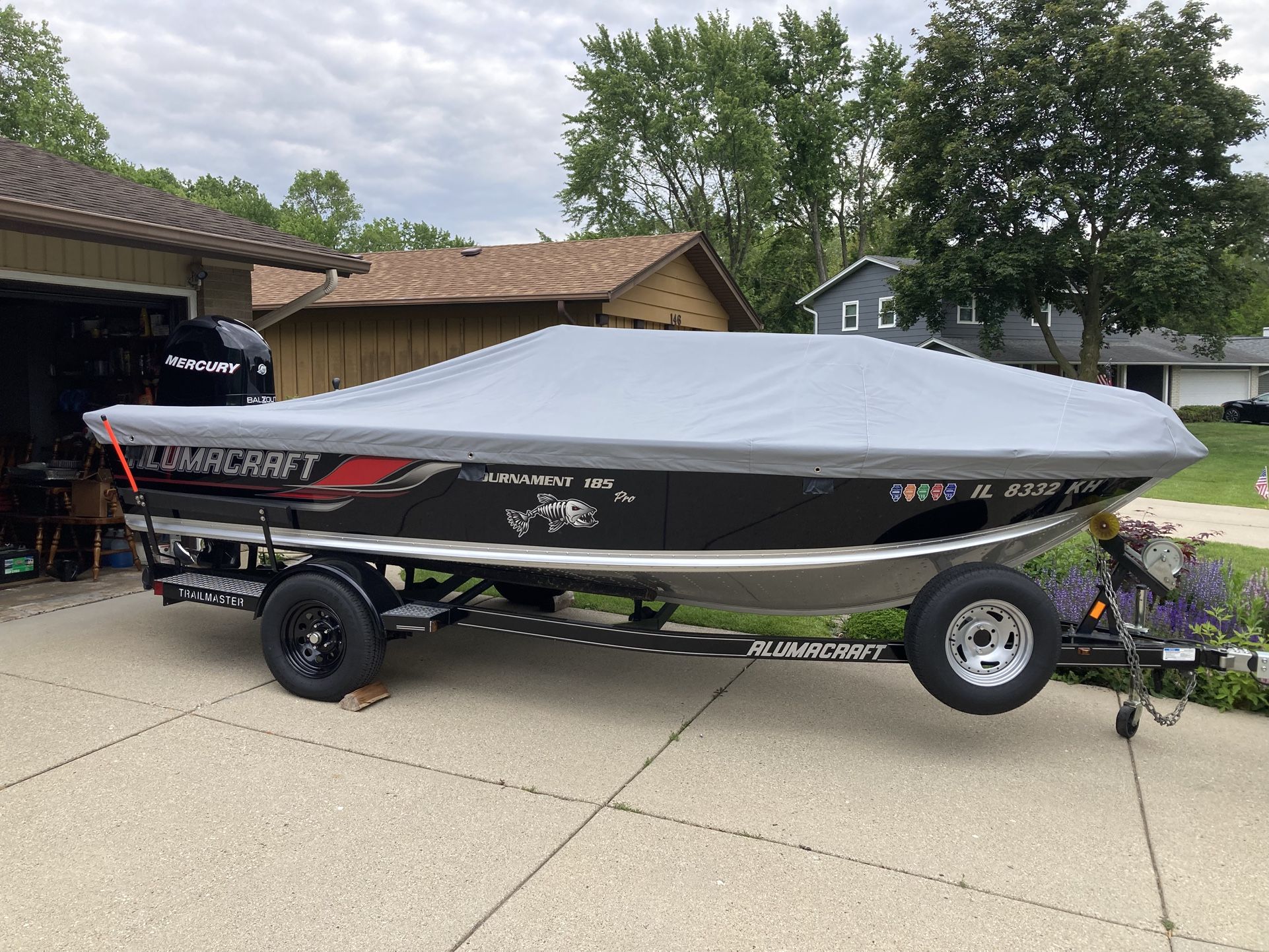 2010 Alumacraft Tournament Pro 185 Tiller
