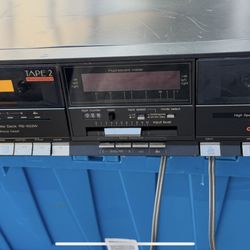 Technics RS-933W Double Cassette Deck Dolby B,C & DBX 