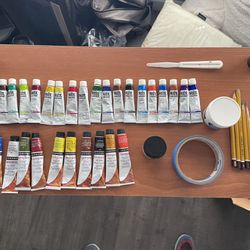 Painting Supplies (oil paint, watercolor, and more) 
