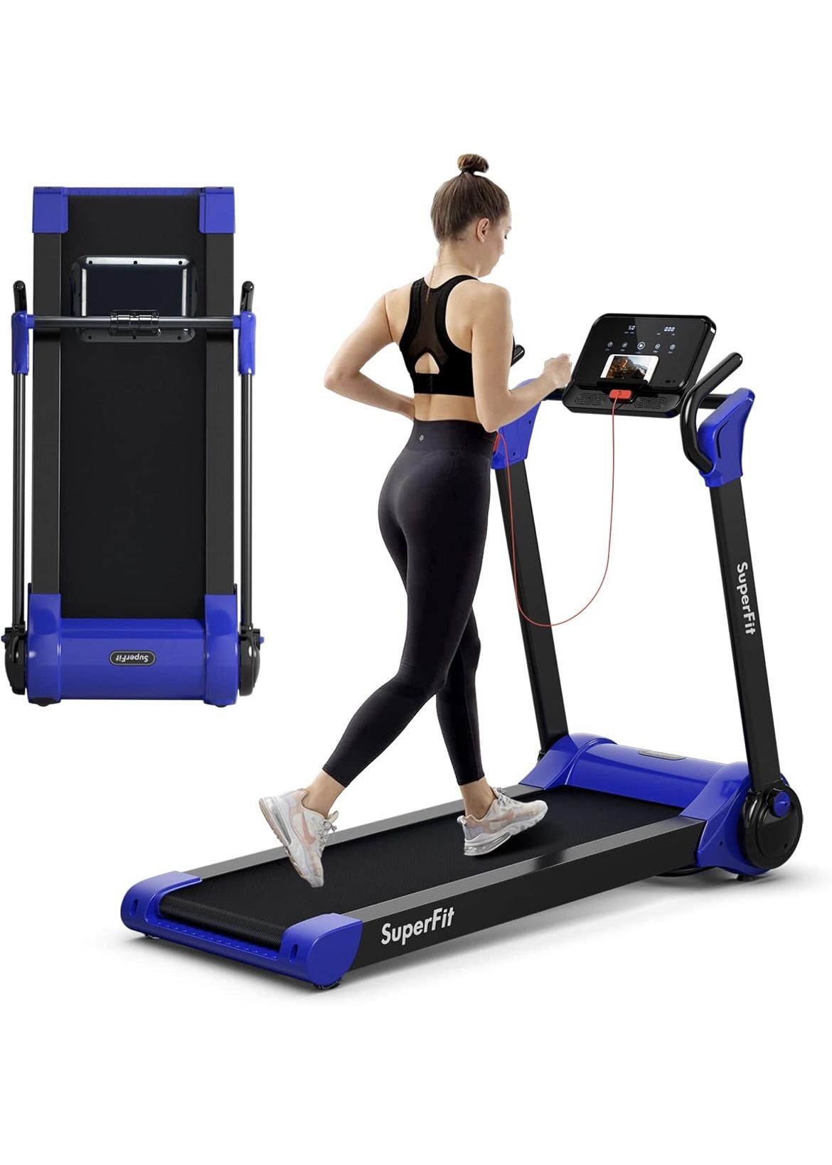 SuperFit Compact Treadmill (Bluetooth) - Foldable