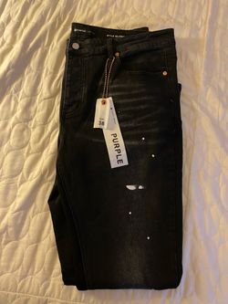 Black Purple Jeans