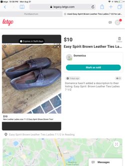Size 7 1/2Easy Spirit Leather Ties