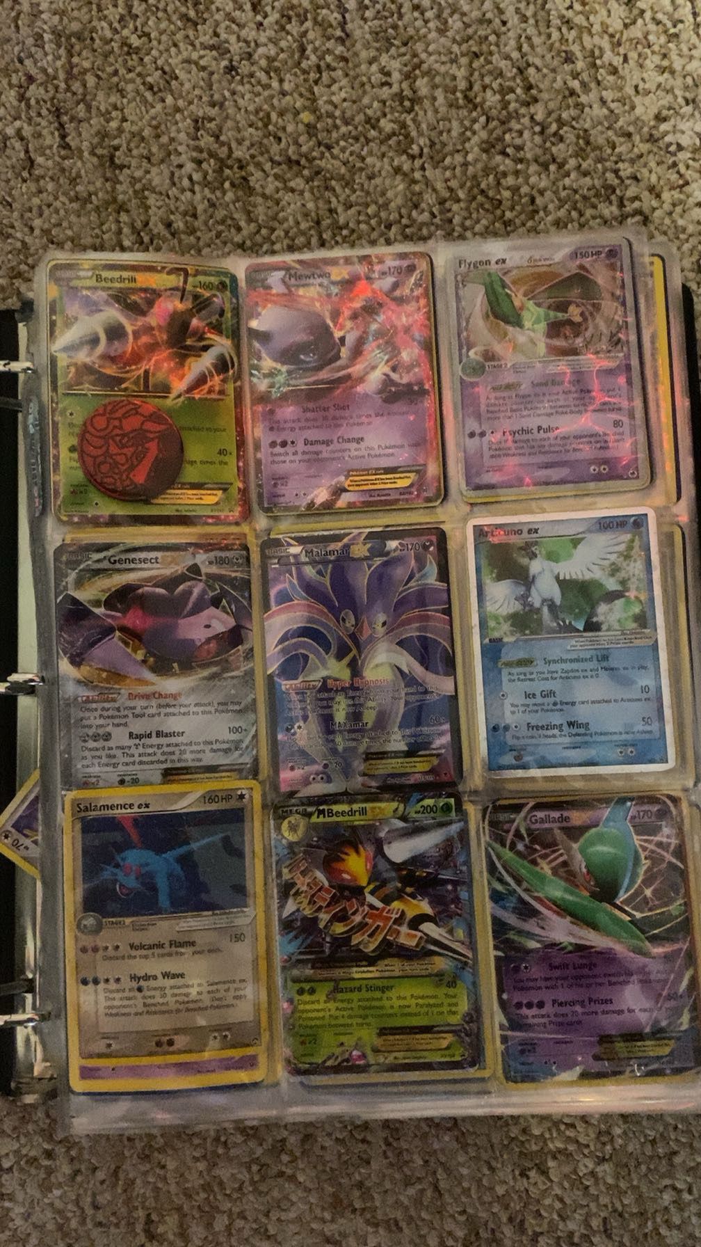 Rare Pokémon Collection with 28 pages of CARDS