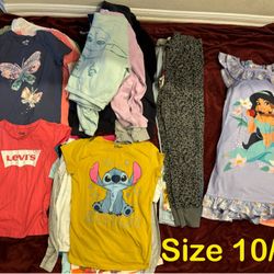 Girls Clothes Size 10/12, Shirts,Jeans,Leggings,shorts and Pijamas 