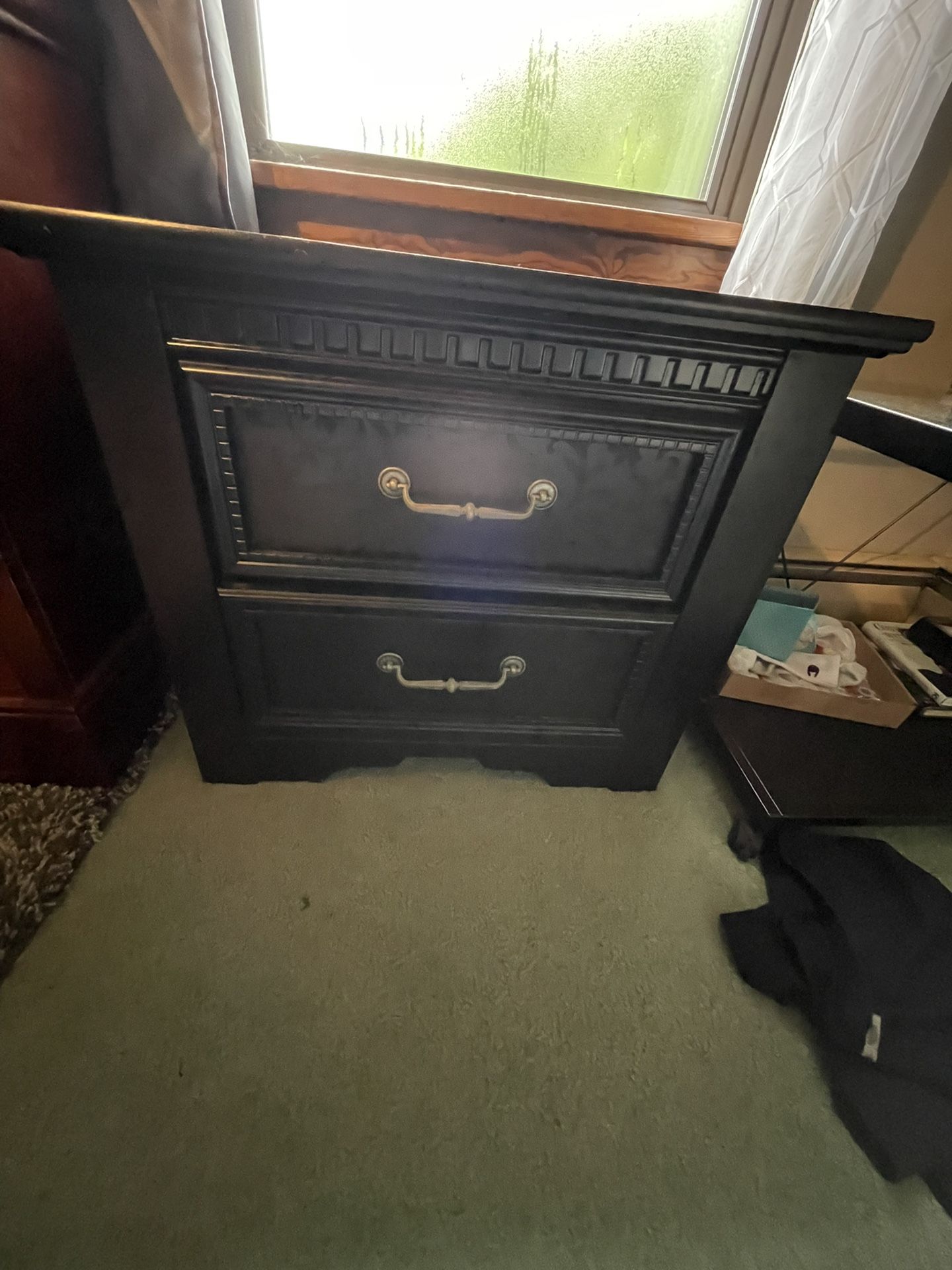 Black Dresser Set Night Stands 