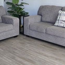 Gray Sofa & LoveSeat $750 OR BETTER OFFER