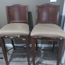 Two Bar Height Chairs