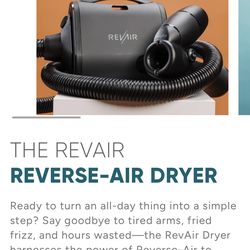 Revair reverse air dryer