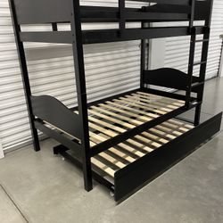 Bunk Bed Twin Over Twin With Trundle 