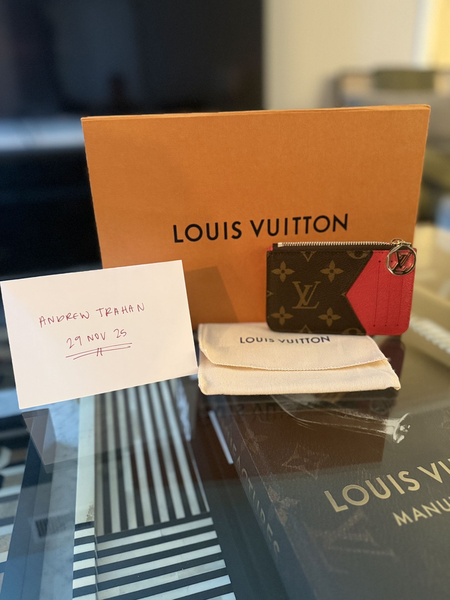 Brand New LV Romy Card Holder 