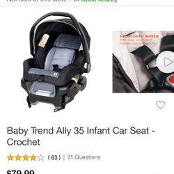 Babytrend Ally 35 Infant Car Seat