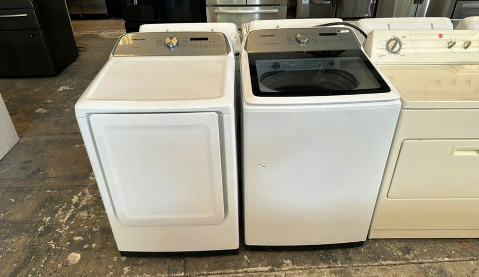 Samsung Basic Washer Dryer Set - Large Capacity Energy Efficient