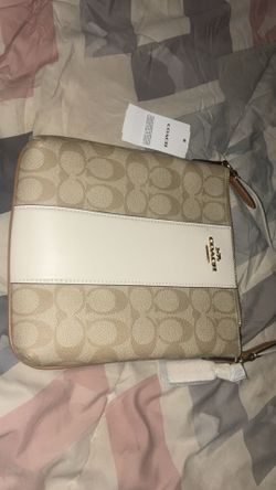 Coach bag with tag