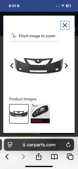 2009-2011 Toyota Bumper Cover