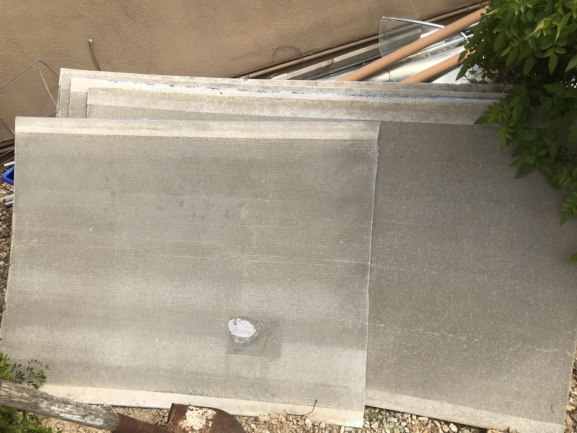 Concrete backer board - 5 pieces. make me an offer