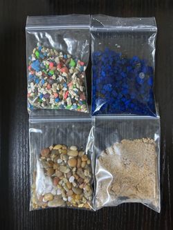 Rimless Fish Tank & Stand w/ choice of substrate