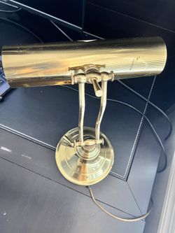 Vintage Brass Desk Lamp (Excellent Condition)