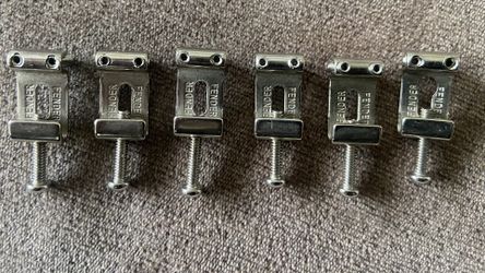 Genuine vintage  fender bridge saddles