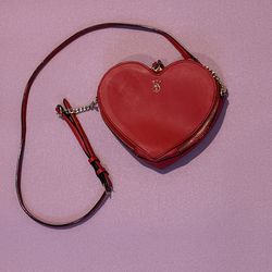 Red heart Victoria Secret bag