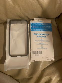 Mkeke clear shock proof phone case for iPhone XR