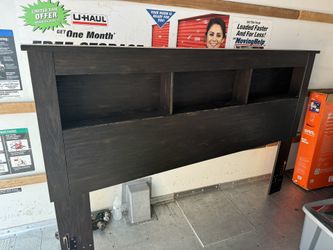 King Size Bedframe With Bookcase And Drawer Storage