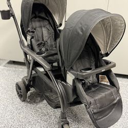 Graco Modes Duo Double Stroller | Multiple Riding Options for 2 Kids, Black
