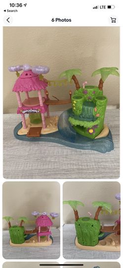 Hatchimals CollEGGTibles Tropical Party Playset Island With Figures - Preowned