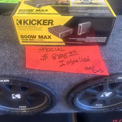 Kicker 12s Installed 