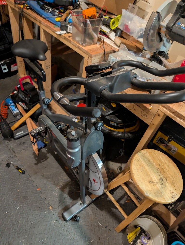 π΄ Sunny SF-B1002 Spin Bike β 49 lb Flywheel, Like Peloton Lite