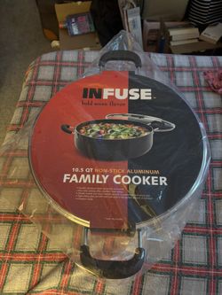 Infuse  10.5 Qt Nonstick Aluminum Family Cooker