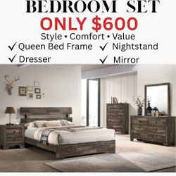 4 Pc Queen Bedroom Set