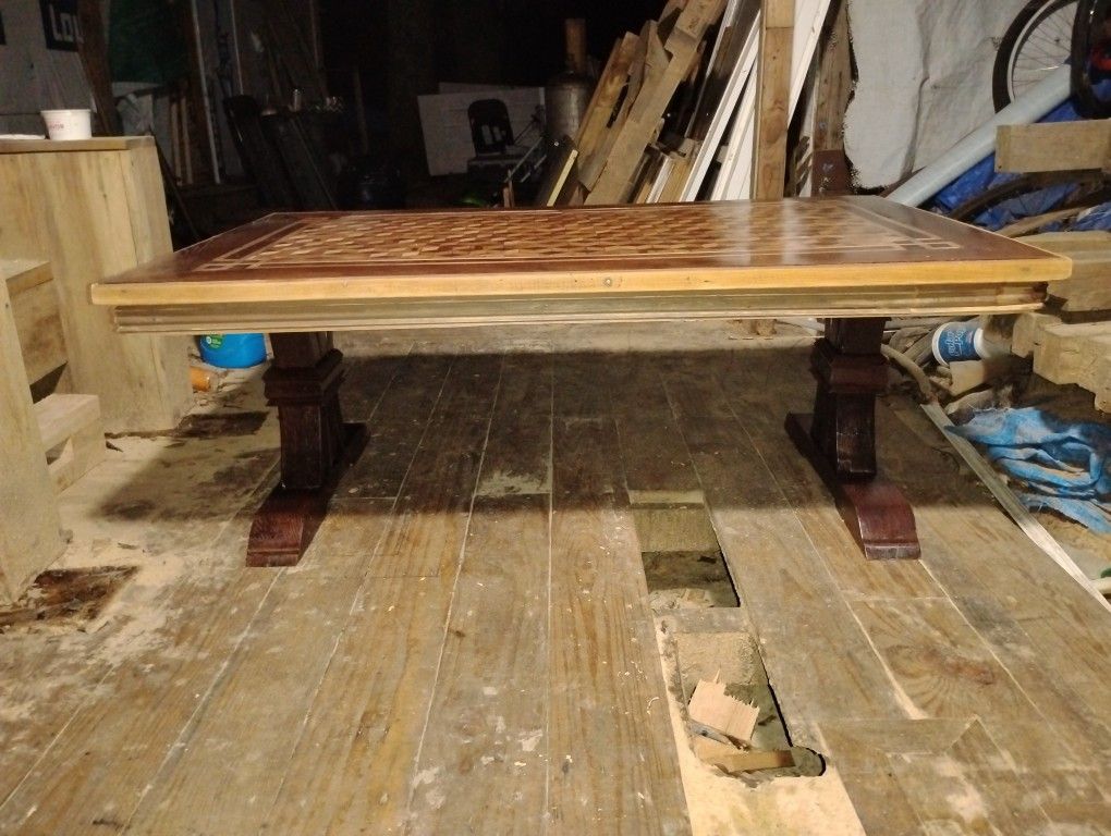 Custom Red Oak Coffee Table
