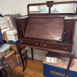 Desk -secretary Style Antique