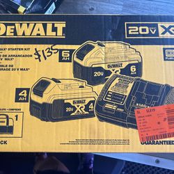 DeWalt 20V Max Starter Kit 