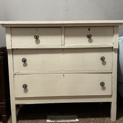 Antique 4 Four Drawer Dresser 
