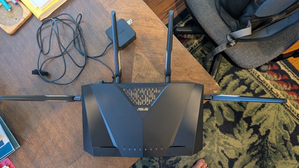 ASUS AX6000 WiFi 6 Gaming Router (RT-AX88U) - Dual Band Gigabit Wireless Router