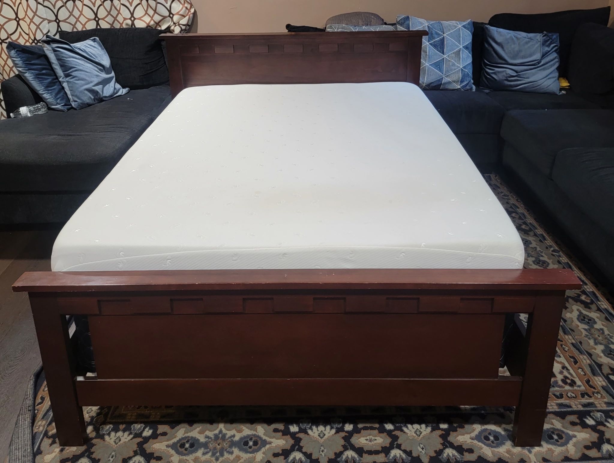 Nice Full Bed With Matress And Box Spring