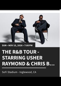 Chris Brown Usher Tickets