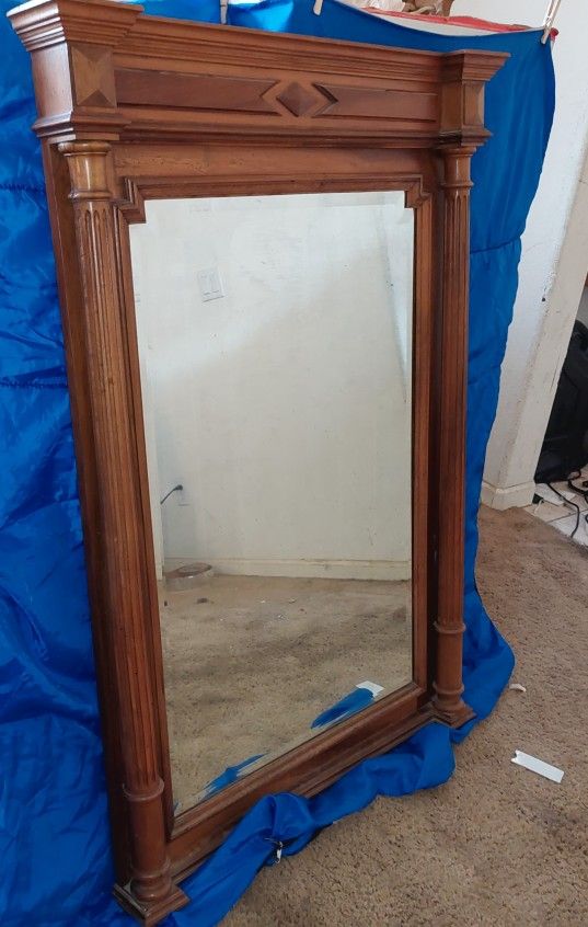 Antique 19th Century Mantle Mirror