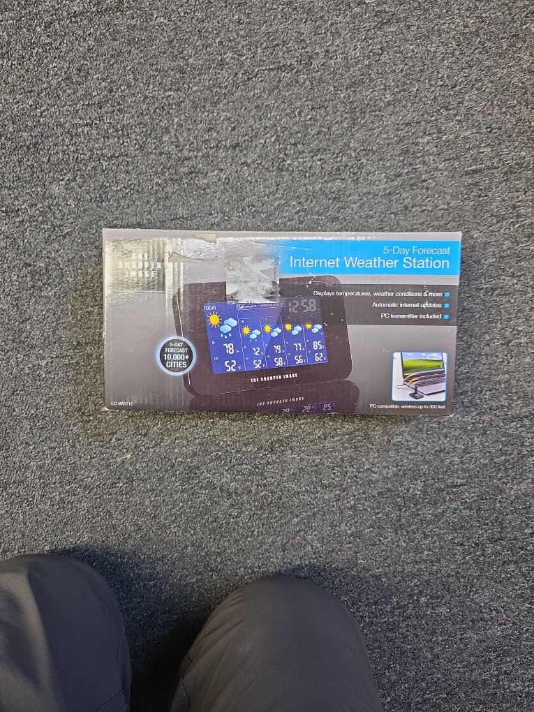 Internet weather station