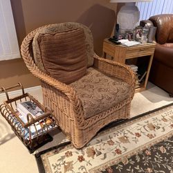 Pair Of Wicket Club Chairs